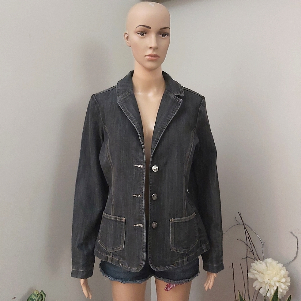 Dark Gray Jean Jacket